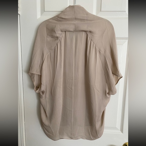 Vince Silk Blouse Cream Size S - Picture 6 of 8